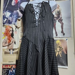 Pinstripe dress
